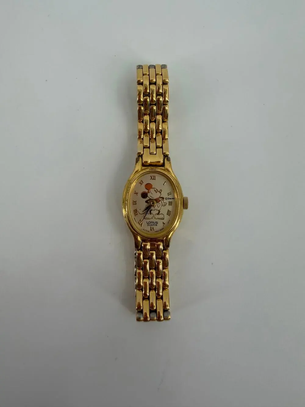 Gold Mickey Mouse children’s watch Disney